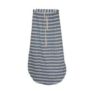 Corey Lynn Calter Anthropologie Maxi Skirt Cotton/Linen Navy Stripe Sm Coastal